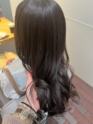 ミディアム マンツーマン 縮毛矯正/マユコのヘアスタイル