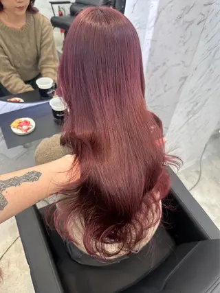 ロング カラー 韓国ヘア🎀 /♡𝓝𝓸𝓪♡のヘアスタイル