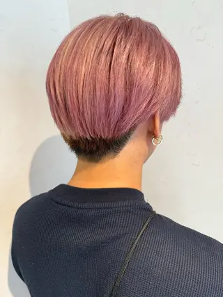 ショート パーマ/ハイトーン /吉田眞のヘアスタイル