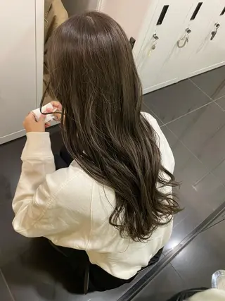 ロング カラー ブリーチカラー/ベー ジュ/Hono🦖のヘアスタイル