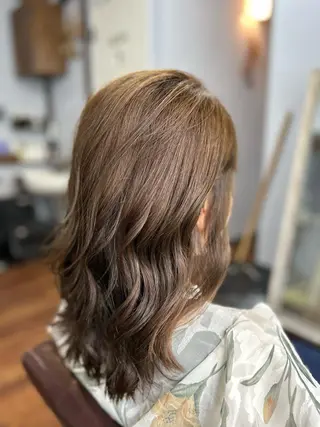 セミロング カラー 🌈美髪✂︎艶色🎨 頭皮改善🍀TAKUのヘアスタイル