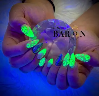 ロング BARON SAKIのネイルデザイン