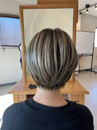 ショート カラー メンズ特化美容師 🐈‍⬛RUNAのヘアスタイル