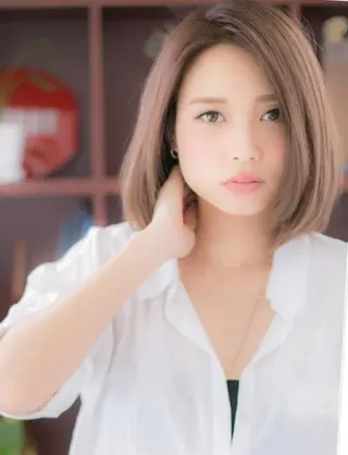 ミディアム 中野 雄介のヘアスタイル