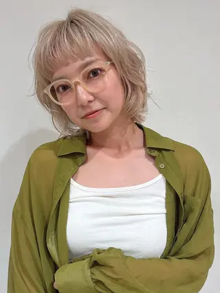 ショート 🦋透明感カラー / 森脇　大登のヘアスタイル