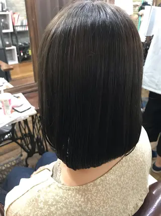 ミディアム 佐々木 千夏のヘアスタイル