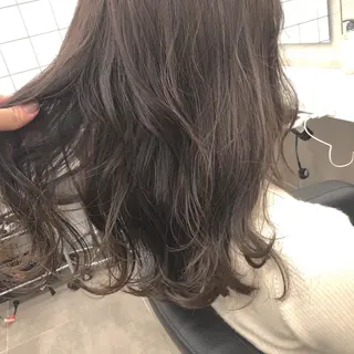 ミディアム カラー ヘアアレンジ 美髪矯正/透明感カラ ー🫧YUUKI🫧のヘアスタイル