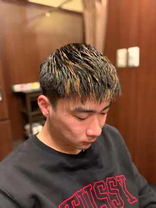 ショート メンズ 栗原 周太郎のヘアスタイル