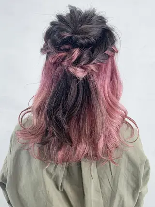 ミディアム カラー ITbyALBUM 浦和店のヘアスタイル