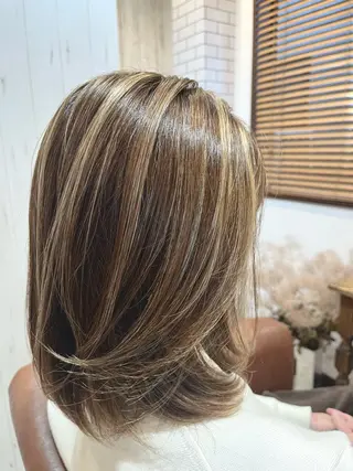 ミディアム カラー fossette hair&eyeのマツエク・マツパデザイン