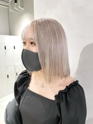 ショート カラー ハイトーン×レイヤー ／遠藤将太のヘアスタイル