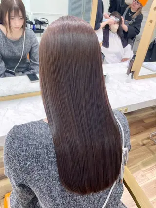 ロング 艶髪/髪質改善 /透明感カラー/鴻巣のヘアスタイル
