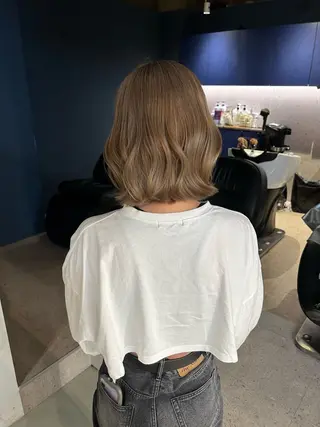 セミロング カラー 🤎カラー比率90% 🤍TAKAYAのヘアスタイル