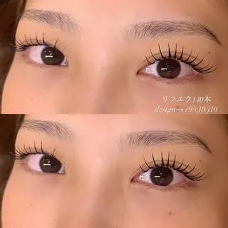 マツエク・マツパ EYELA甲府昭和 hiraiのマツエク・マツパデザイン