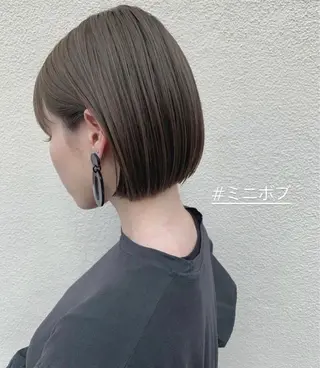 ショート カラー h a k u 大倉 卓人のヘアスタイル