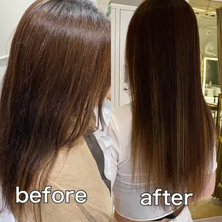 セミロング カラー ヘアアレンジ 梅田中崎町髪質改善 /オキヒロト/エコルのヘアスタイル