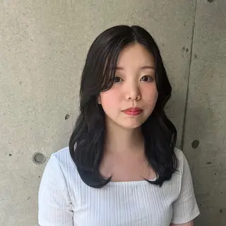 ミディアム 【美ボブ.艶カラー. 梅田茶屋町】midoのヘアスタイル