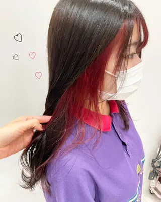 ミディアム カラー 新宿駅近♡個室 ♡関口三都季🌜のヘアスタイル