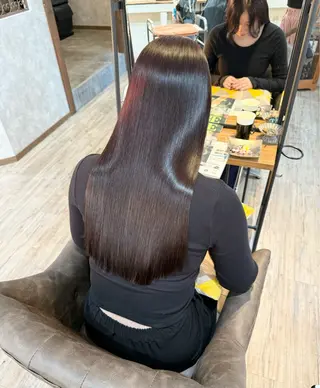 ロング カラー CURE nex the salon 表参道所属・美髪矯正/髪質改善 🫧山﨑　真歩🫧のヘアスタイル
