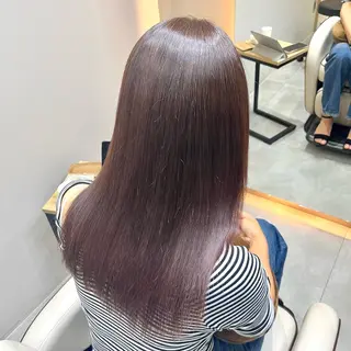 ロング おしゃれ染めで白髪を 染める/山口玲緒奈のヘアスタイル