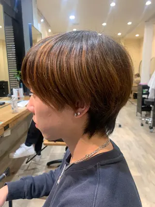 ミディアム メンズ 【豊橋】似合せカット SHEEFTタイガのヘアスタイル
