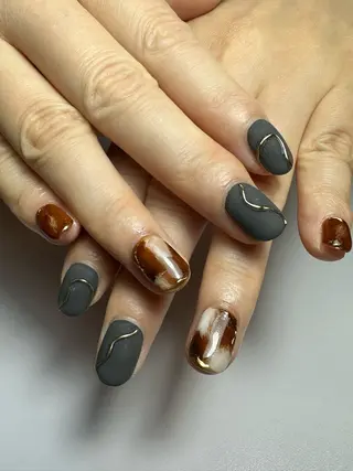ショート shandy nailのネイルデザイン