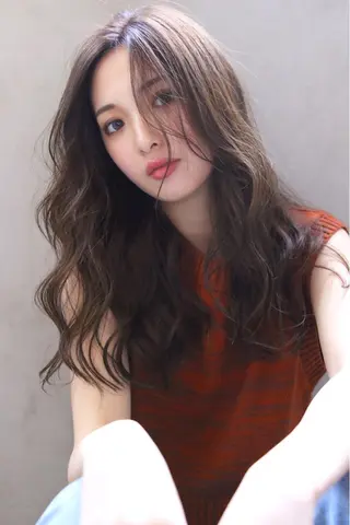 ロング カラー marfe天王寺 髪質改善/メンズのヘアスタイル