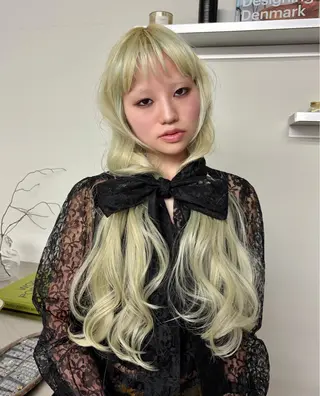 ロング カラー coco/原宿 ボブカットのヘアスタイル