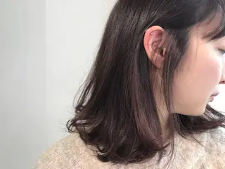 ミディアム 寺山 佳貴のヘアスタイル