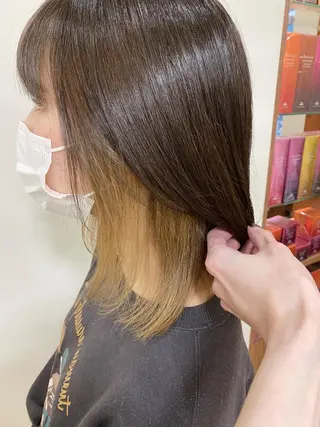 カラー SALOWIN栄 高須大貴のヘアスタイル