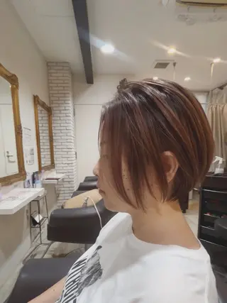 ショート カラー 🎖大人ショート🎖 河越守のヘアスタイル