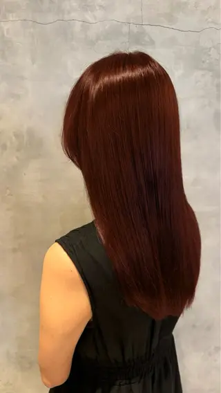 ミディアム カラー レイヤー🩰顔まわり /透明感/kanaのヘアスタイル