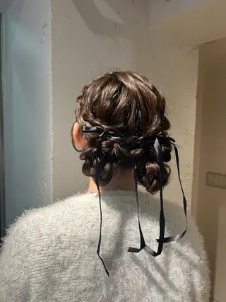 ヘアアレンジ 🦋Misaki🦋 メンズパーマ/着付けのヘアスタイル