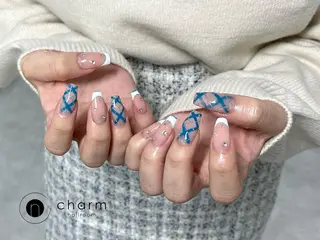 ネイル ネイルルーム チャームのネイルデザイン