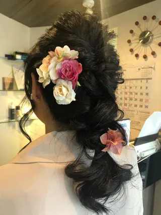 ロング ヘアアレンジ pep natsumiのヘアスタイル