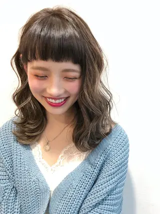 ミディアム カラー メンズカット特化柏駅 徒歩3分LOUのヘアスタイル