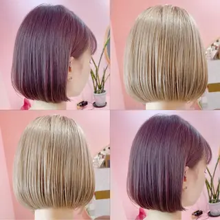 ショート カラー プル艶職人/ にしものヘアスタイル