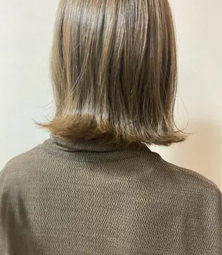 ミディアム カラー スタジオノル パーマ🌀あやなのヘアスタイル