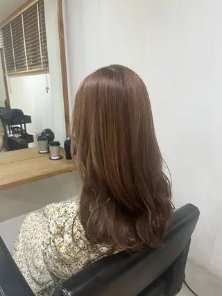 ロング カラー ✨🎨ブリーチなし 透明感カラー✨美友のヘアスタイル