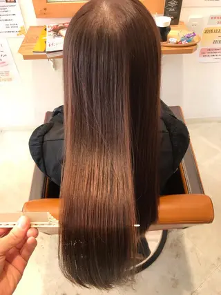 ロング カラー ツヤ髪専門美容師 桑原 和誠のヘアスタイル