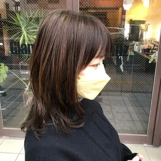 ミディアム Glanz hair 坂牛匠のヘアスタイル