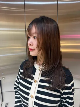 ミディアム 新宿/韓国ヘア/ 韓国ボブ/Mayuのヘアスタイル