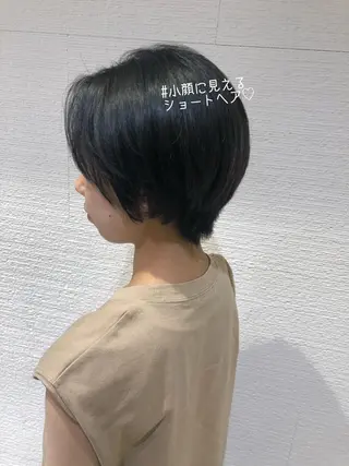 ショート カラー 三鷹で1番ショート ボブをカットする新谷のヘアスタイル