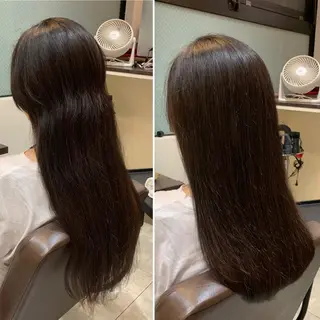 ロング 中村 研介のヘアスタイル