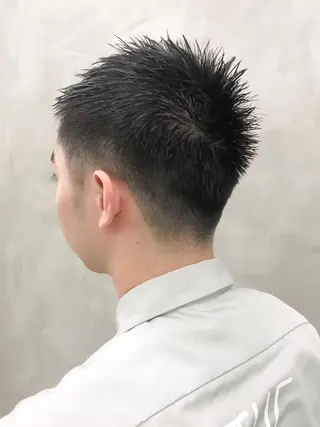 メンズ ショート・ボブ 徳竹淳一のヘアスタイル