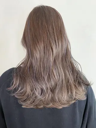 セミロング カラー パーマ ヘアアレンジ ITbyALBUM 中野店のヘアスタイル