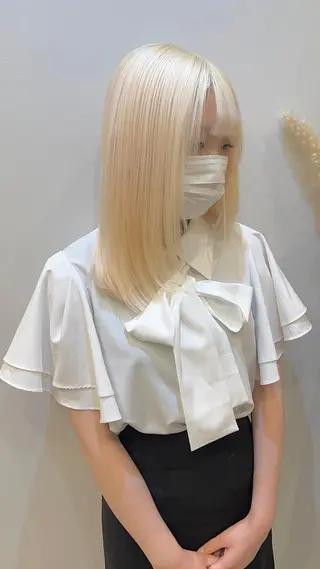 ミディアム カラー パーマ ヘアアレンジ メンズ キッズ ネイル マツエク・マツパ アイブロウ ブリーチ　ハイトーン 特化🌈フジタハルキのヘアスタイル