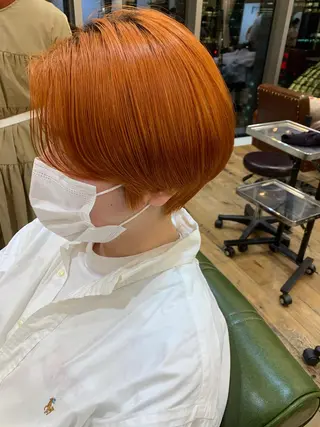 ショート メンズ/パーマ /レディース髪質改善のヘアスタイル
