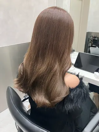 ロング カラー 💖ブリーチなし透明 感💖ASAHIのヘアスタイル