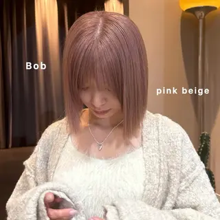 カラー ハイトーン／暖色 👩🏼HONOKAのヘアスタイル